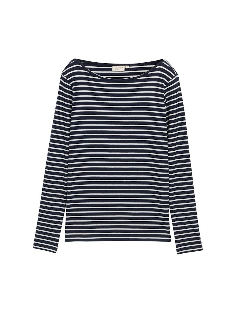 Tom Tailor Langarmshirt mit Streifenmuster Tom Tailor Langarmshirt mit Streifenmuster