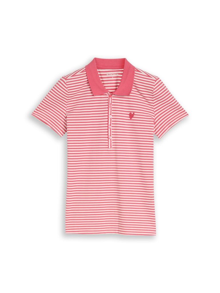 Piqué Poloshirt mit Streifenmuster Piqué Poloshirt mit Streifenmuster