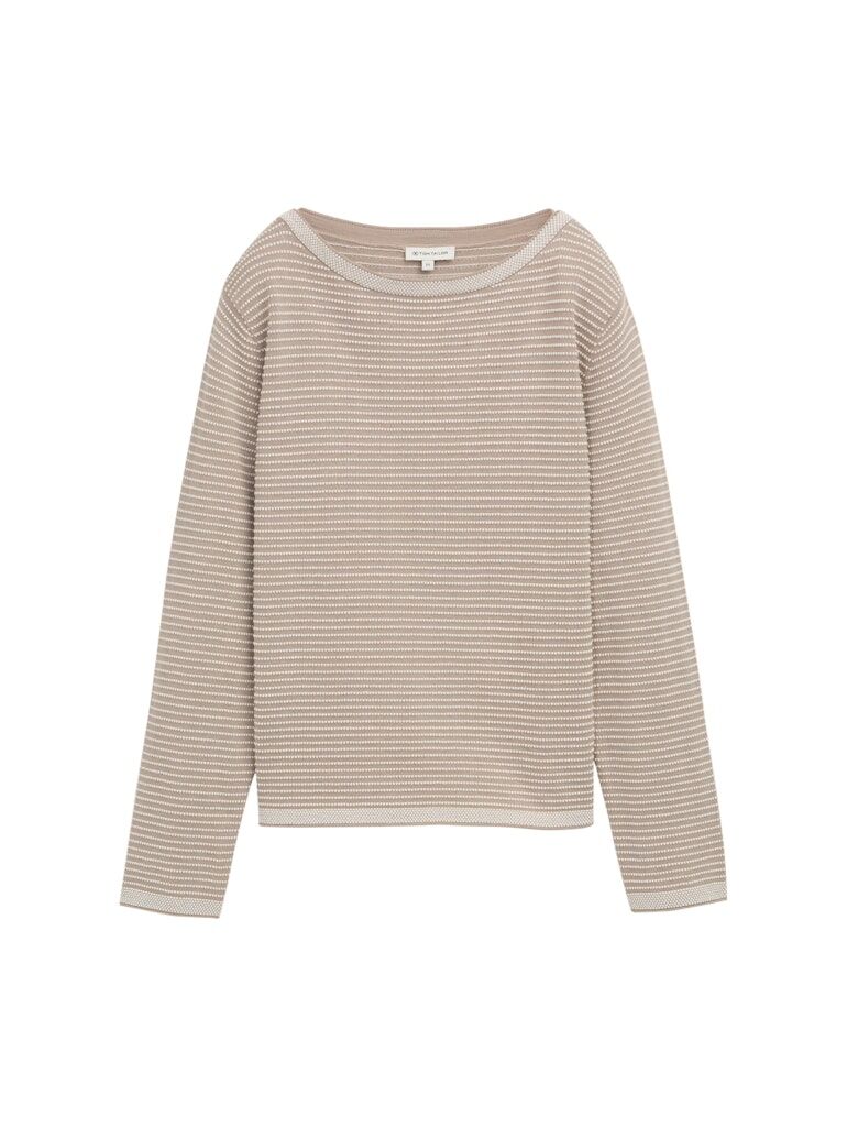 Tom Tailor Strickpullover mit U-Boot-Ausschnitt