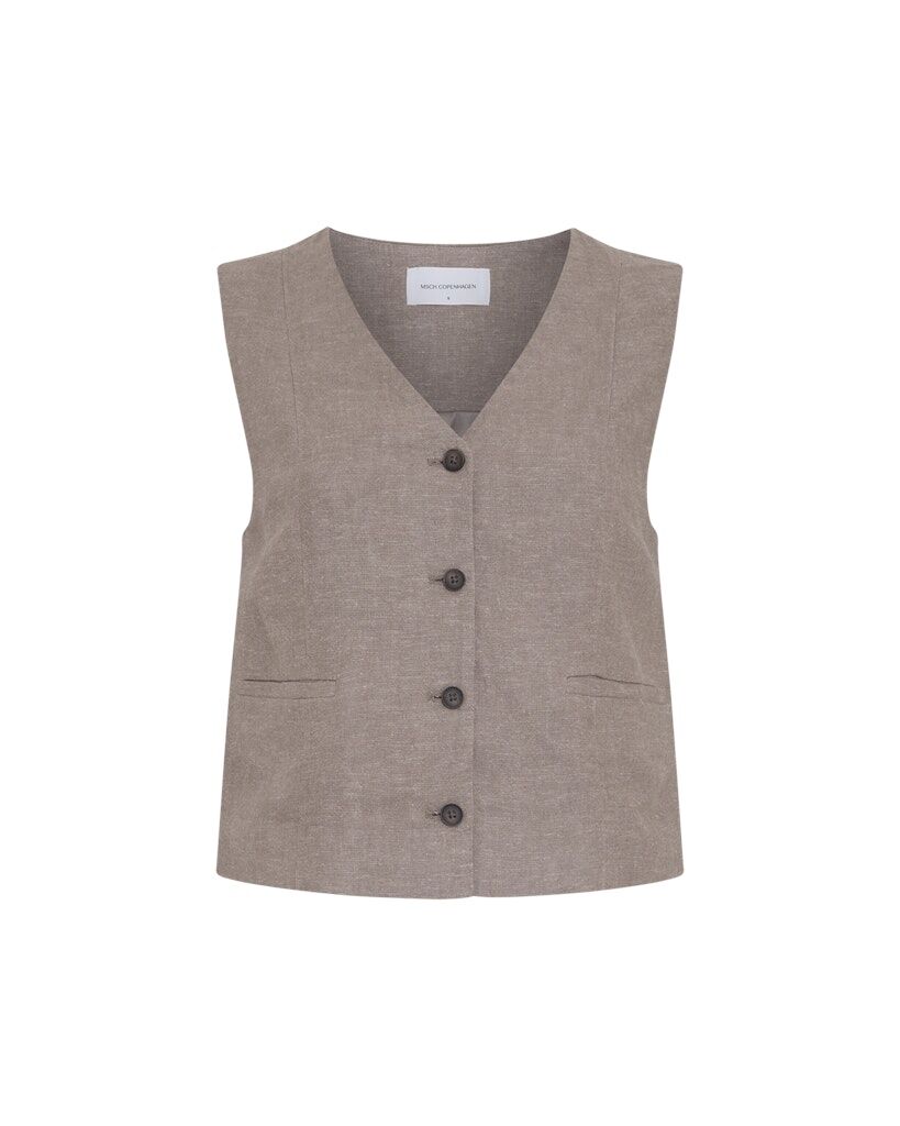 MSCHViana Ginia V Neck Waistcoat