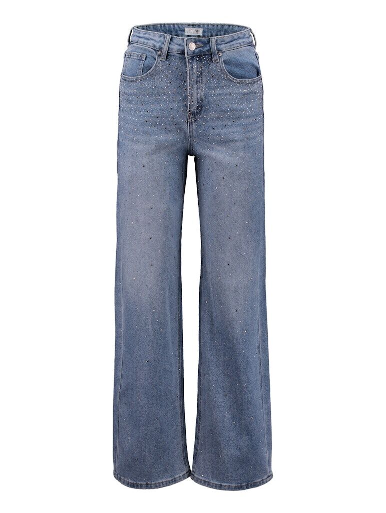 Jeans "Stina" mit Schmucksteinen