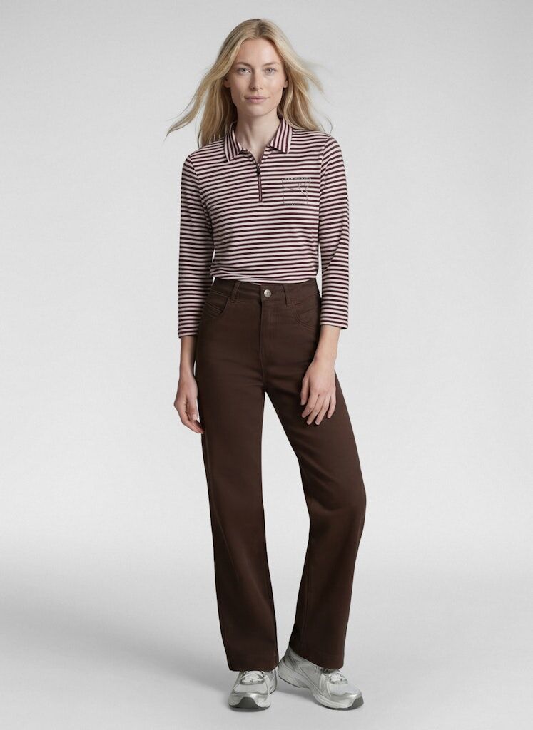 Polo-Shirt mit Streifen