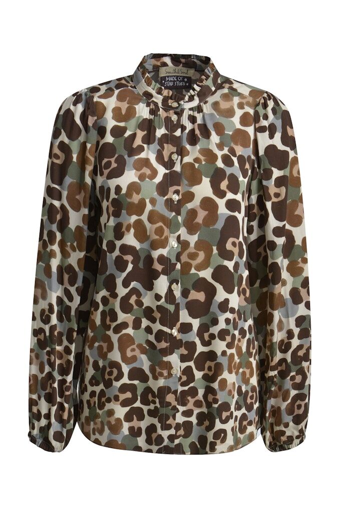 Leo-Print Bluse Leo-Print Bluse