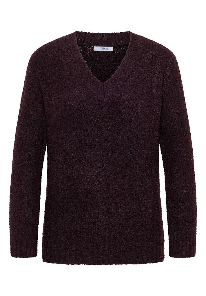 Bouclé V-Neck Pullover Bouclé V-Neck Pullover