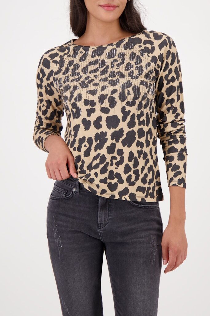 Pullover mit Leomuster