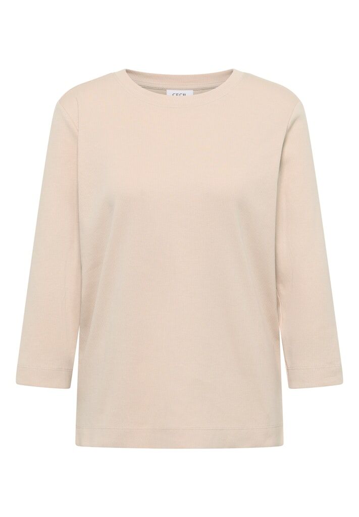 Shirt mit Rippstruktur Shirt mit Rippstruktur