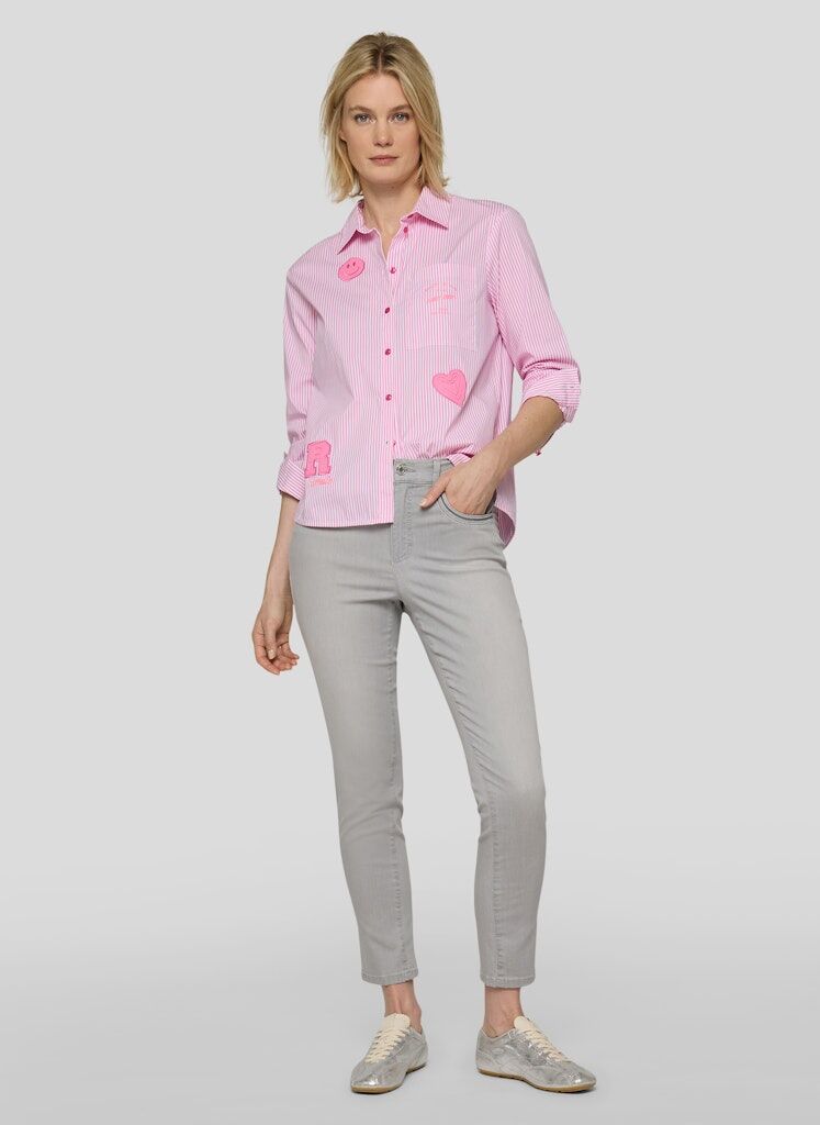 Bluse mit Streifen Bluse mit Streifen