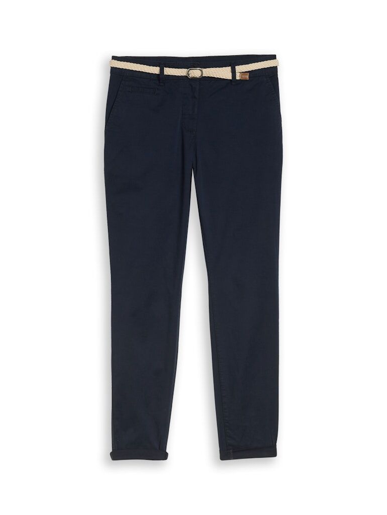 Chino-Hose mit Gürtel Chino-Hose mit Gürtel