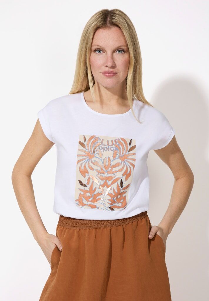 More & More T-Shirt mit Front-Print