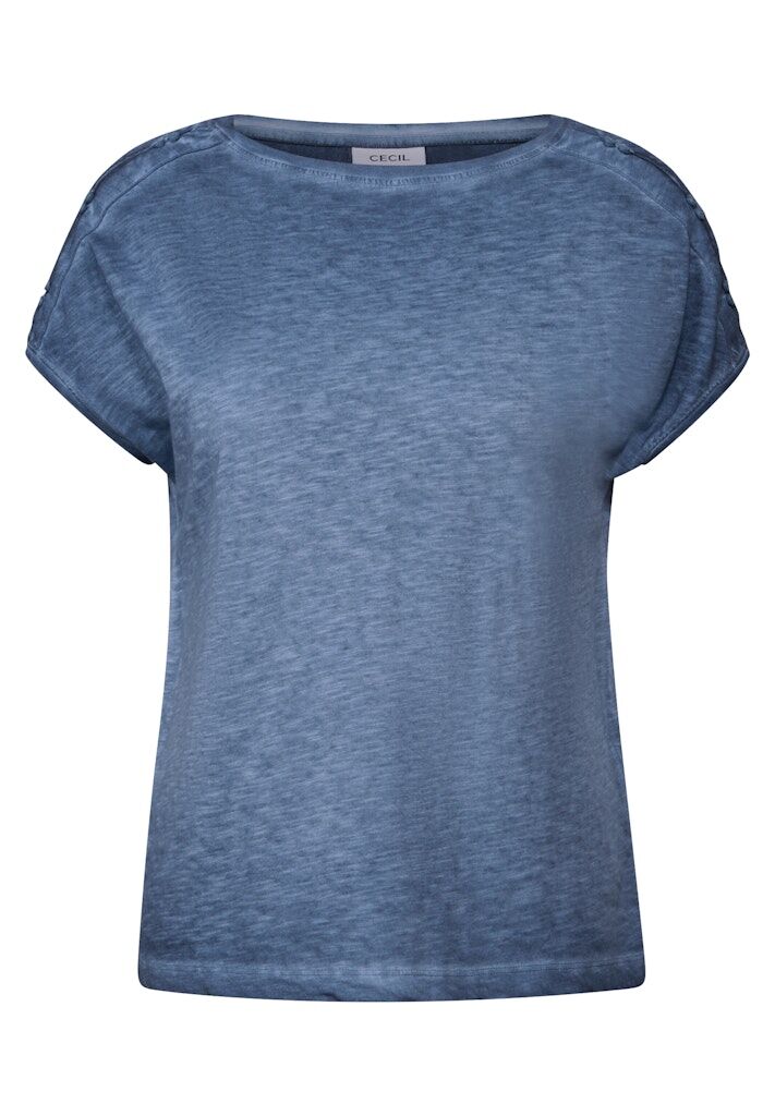 Cecil T-Shirt mit Knopfdetail Cecil T-Shirt mit Knopfdetail