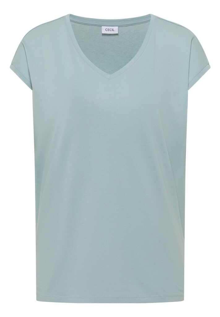 Dropped Shoulder Shirt mit V-Neck Dropped Shoulder Shirt mit V-Neck