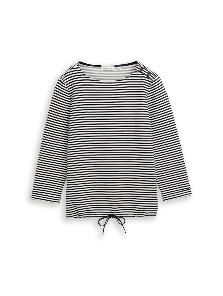 Langarmshirt mit Knopf-Details