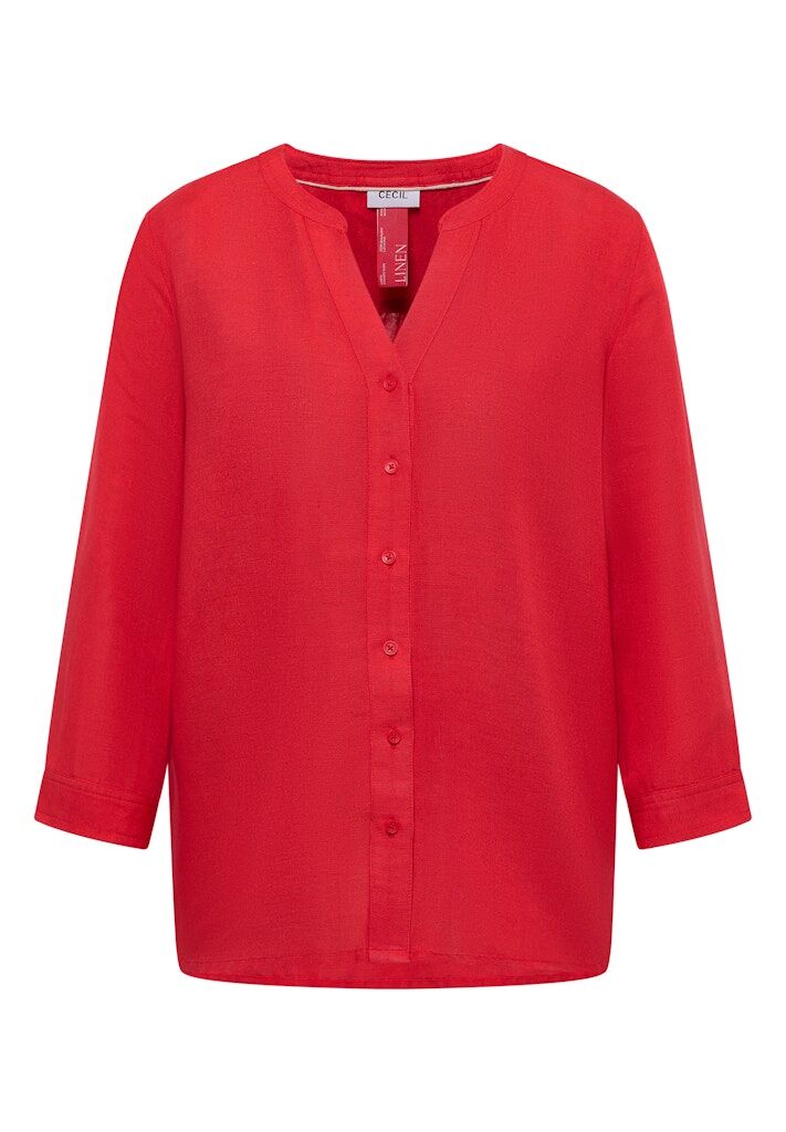 Bluse aus Leinenmix Bluse aus Leinenmix