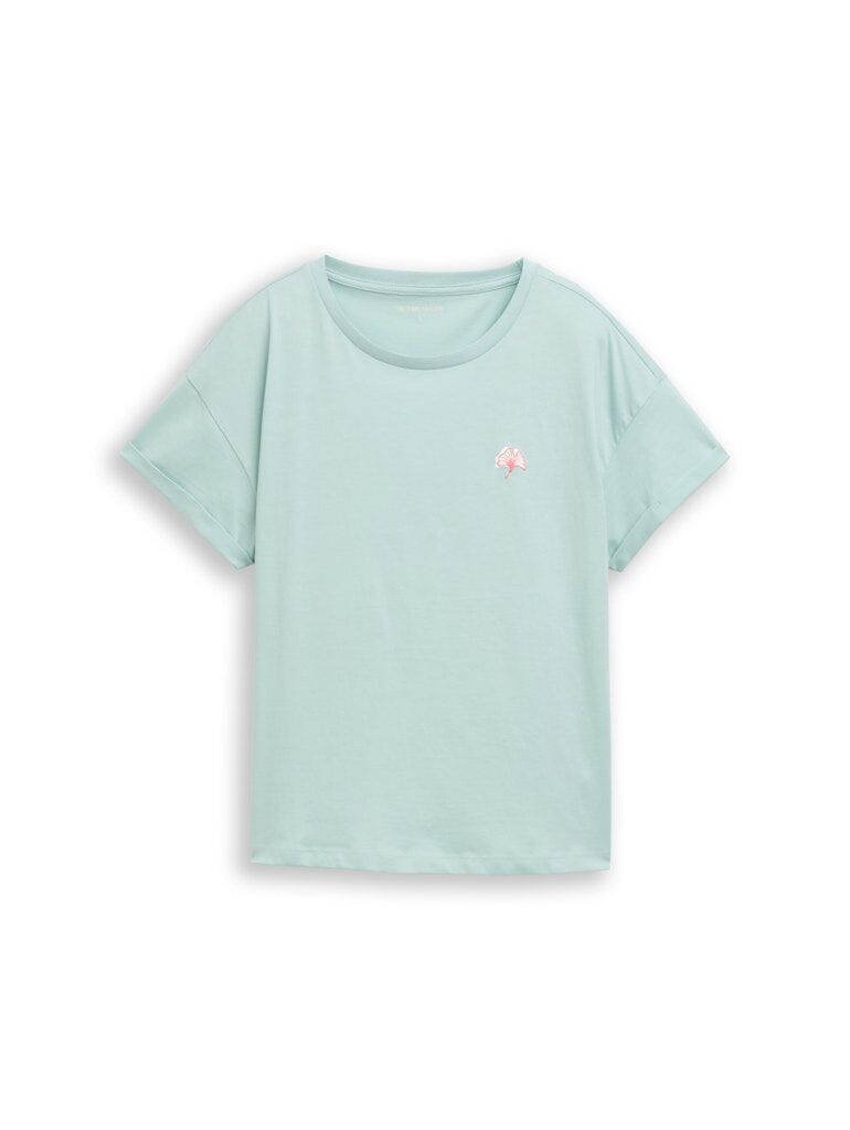 T-Shirt mit Stickerei T-Shirt mit Stickerei