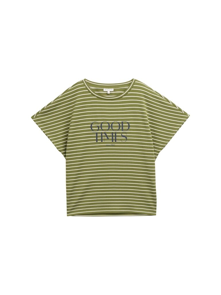 T-Shirt mit Streifenmuster