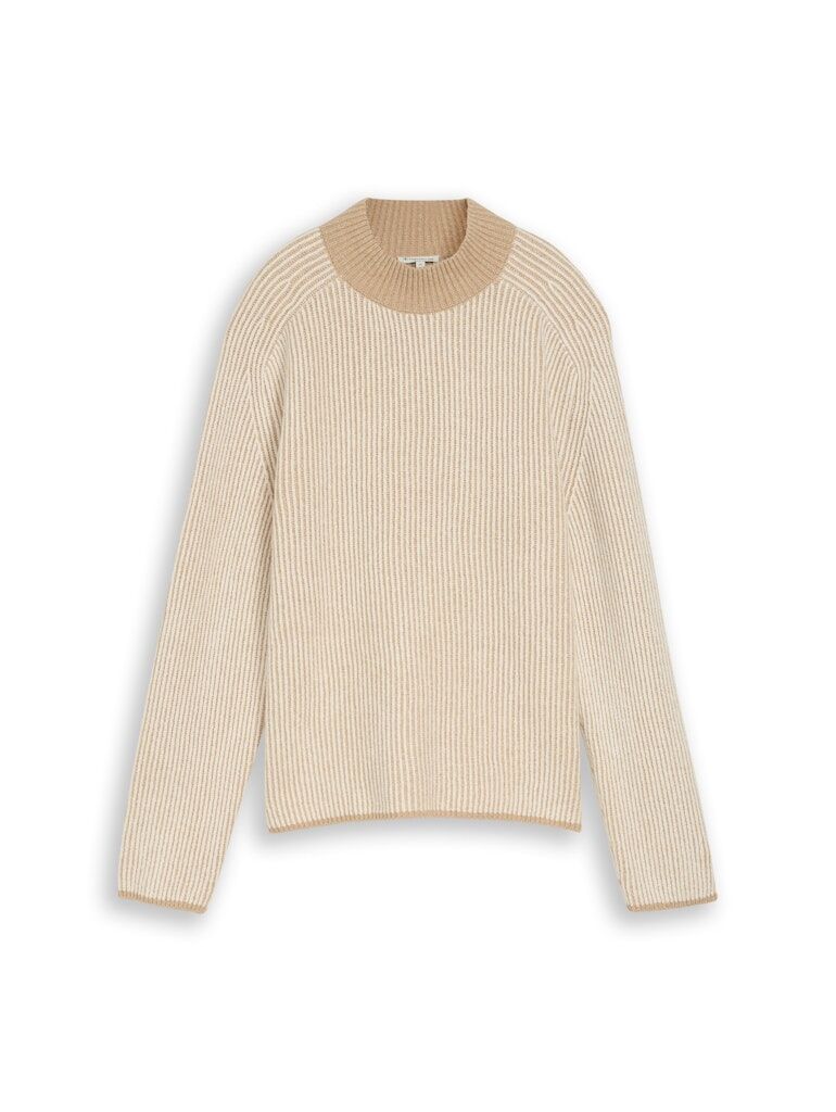 Loose Fit Strickpullover mit Wollanteil