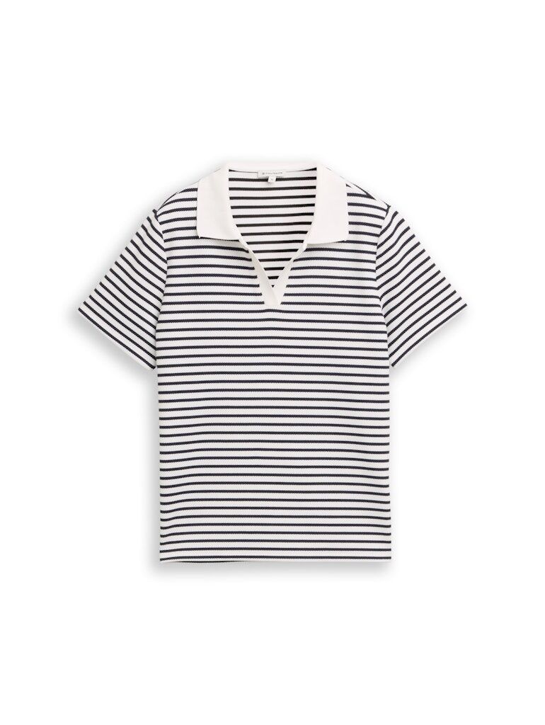 Poloshirt mit Streifen