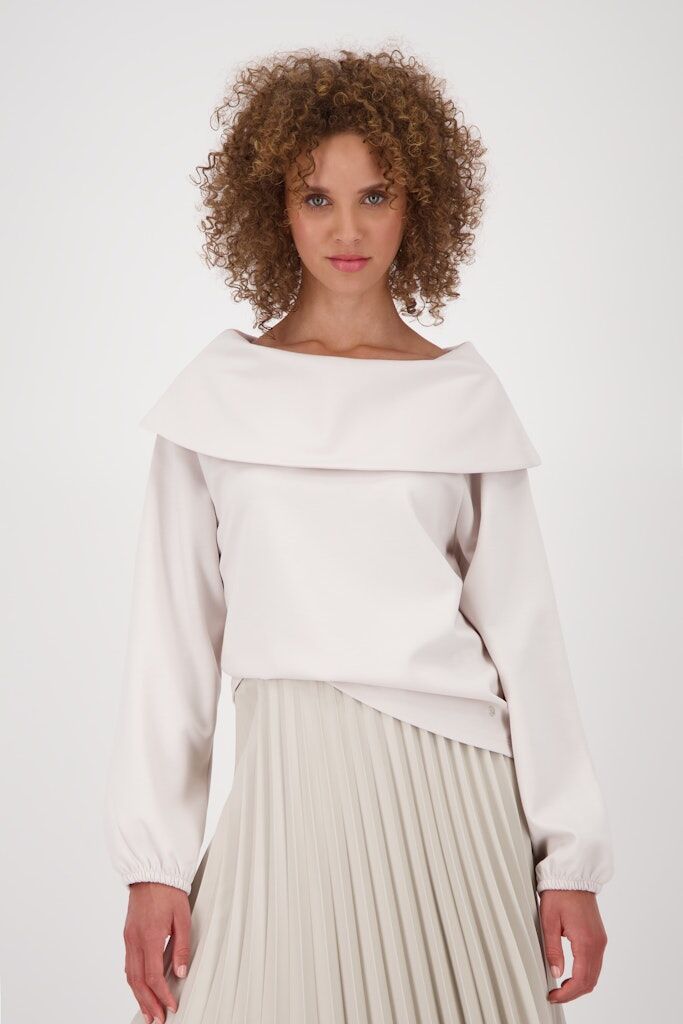 Sweatshirt mit Carmen-Ausschnitt