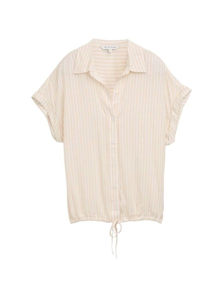 Loose Fit Bluse mit Streifenmuster Loose Fit Bluse mit Streifenmuster