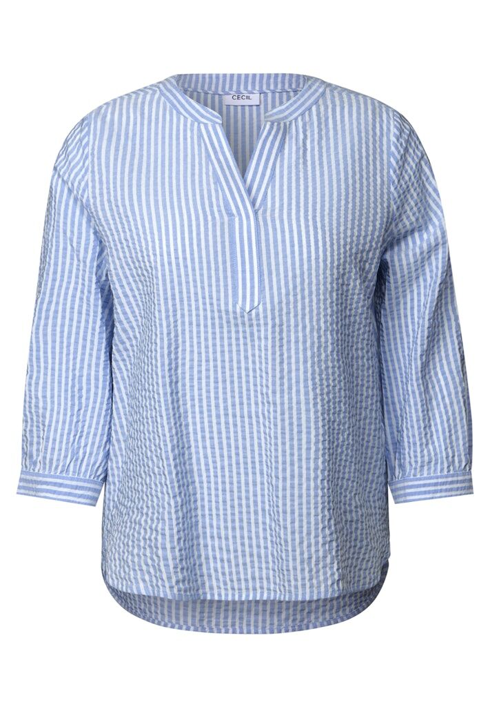 Cecil Gestreifte Seersucker Bluse
