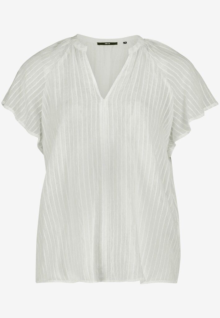 Bluse mit V-Ausschnitt