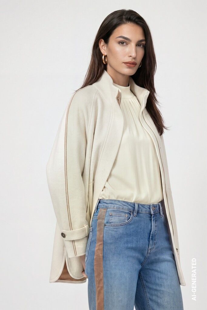 Doubleface Strickjacke Doubleface Strickjacke