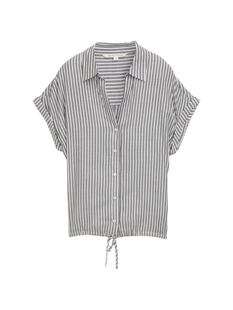 Loose Fit Bluse mit Streifenmuster Loose Fit Bluse mit Streifenmuster