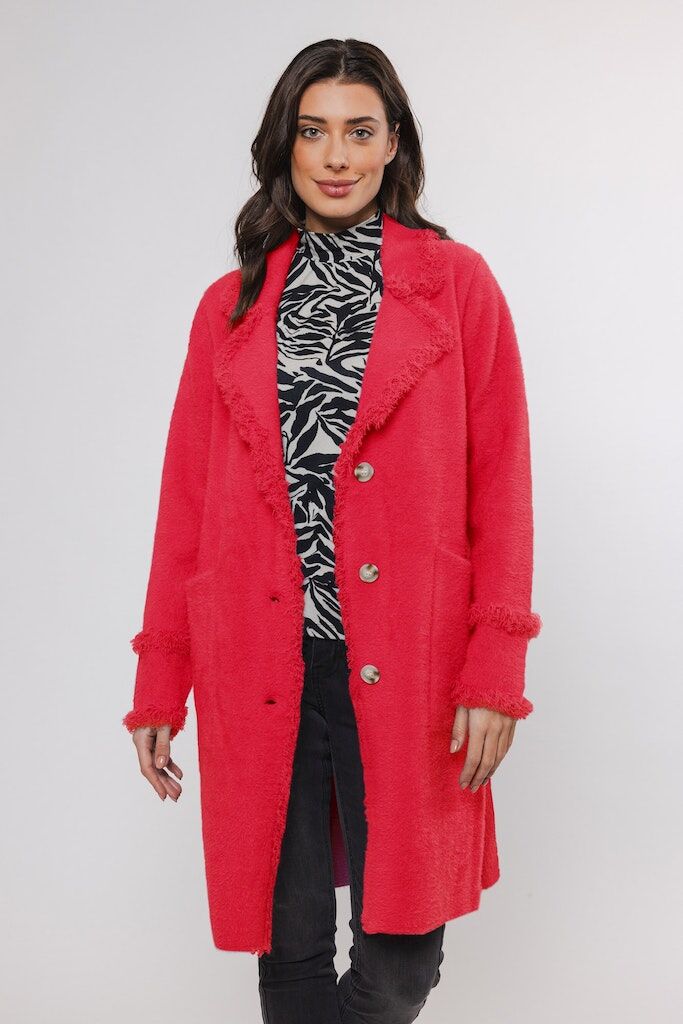 Rino & Pelle Strickmantel Catena